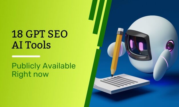 18 GPT SEO AI Tools Publicly Available Right Now