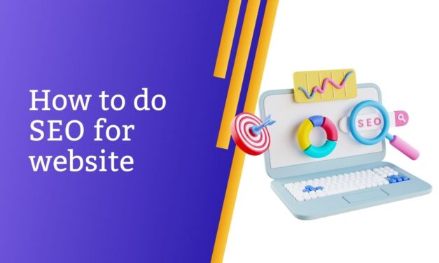 How to do SEO for website